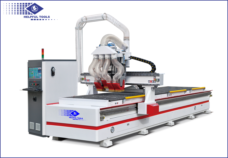 HF1325FSD Four-head CNC router(Double worktable)